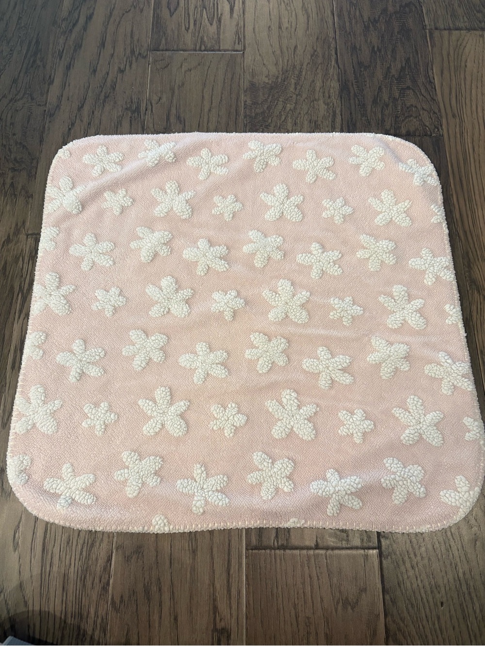 Pink Floral Baby Blanket